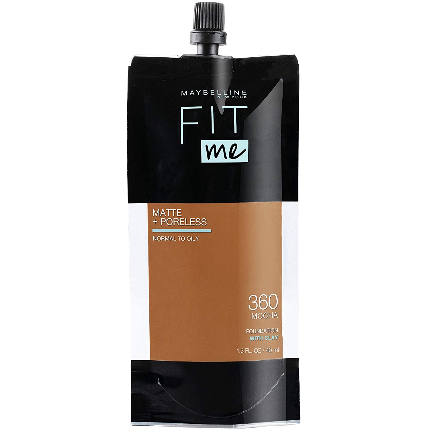 Maybelline New York Fit Me Matte + Poreless Liquid Foundation, Pouch Format, 105 Fair Ivory, 1.3 Ounce - Image 11